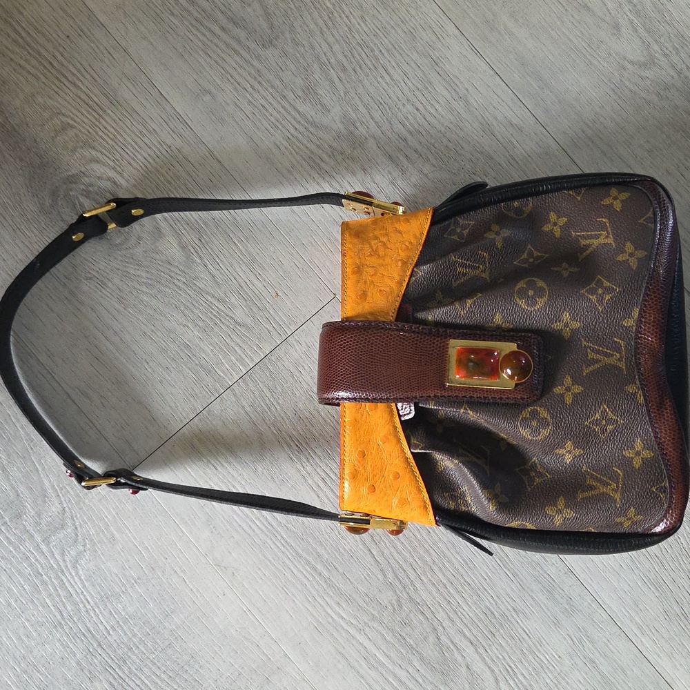 Vintage Louis Vuitton Ostrich Monogram Bag